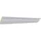 Ekena Millwork 1 5/8"H x 1 5/8"P x 2 1/4"F x 94 1/2"L Odessa Traditional Smooth Crown Moulding MLD01X01X02OD - alternate 3